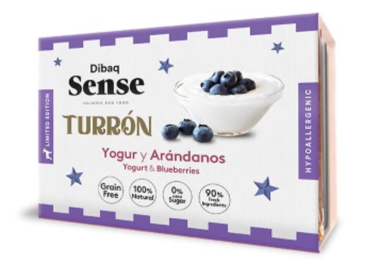 Turrón arandanos
