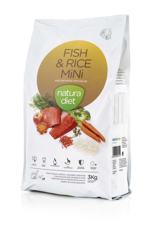 Mini pescado arroz